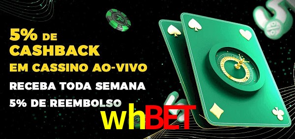 Promoções do cassino ao Vivo whbet